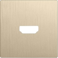 Накладка Werkel для розетки HDMI шампань рифленый WL10-HDMI-CP 4690389128332
