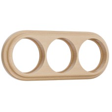 Рамка Werkel Legend на 3 поста светлый бук W0035224 4690389166587