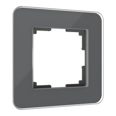 Рамка из стекла на 1 пост Werkel Elite графит 4690389180675 W0012440