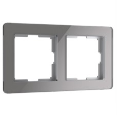 Рамка на 2 поста Werkel Acrylic графит 4690389184864 W0022704