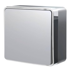 Выключатель одноклавишный проходной Werkel Gallant серебряный W5012006 4690389167096