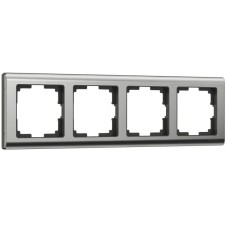 Рамка на 4 поста Werkel Metallic глянцевый никель W0041602 4690389159046