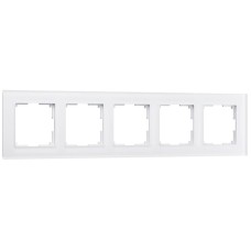 Рамка на 5 постов Werkel Favorit белый матовый W0051105 4690389160103