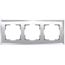 Рамка на 3 поста Werkel Diamant зеркальный W0031220 4690389158834