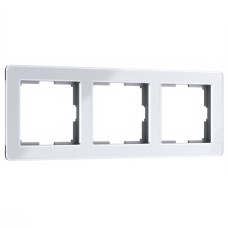 Рамка на 3 поста Werkel Acrylic белый 4690389184871 W0032701
