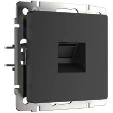 Розетка Werkel Ethernet RJ-45 черный матовый W1181008 4690389156946