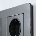 Рамка на 2 поста Werkel Platinum черный алюминий 4690389184451 W0022608