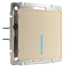 Сенсорный выключатель одноклавишный с функцией Wi-Fi Werkel шампань W4510611 4690389171284