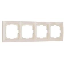Рамка на 4 поста Werkel Snabb basic слоновая кость W0042003 4690389161438