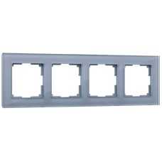 Рамка на 4 поста Werkel Favorit серый W0041115 4690389160011
