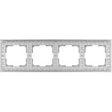 Рамка Werkel Antik на 4 поста жемчужный WL07-Frame-04 4690389063527