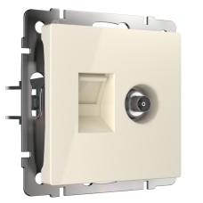 Розетка ТВ+Ethernet Werkel 4690389174476 W1181303
