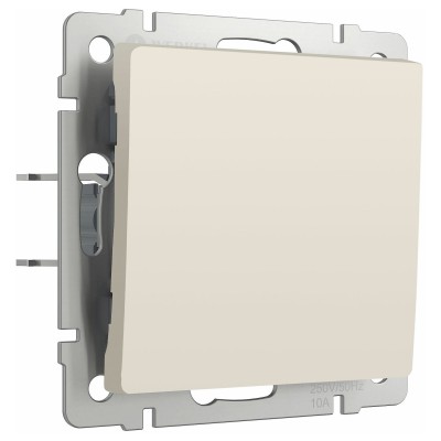 Кнопка звонка без рамки Werkel айвори матовый W1114562