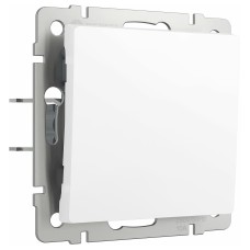 Кнопка звонка без рамки Werkel белый матовый W1114561