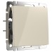 Кнопка звонка без рамки Werkel слоновая кость W1114503