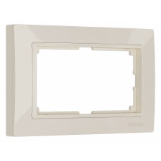 Рамка для двойной розетки Werkel Snabb Basic (слоновая кость) W0082003