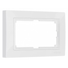 Рамка для двойной розетки Werkel Snabb basic (белый) W0082001