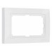 Рамка для двойной розетки Werkel Snabb basic (белый) W0082001
