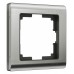 Рамка на 1 пост Werkel Metallic (глянцевый никель) W0011602