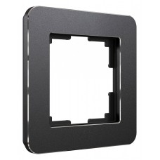 Рамка на 1 пост Werkel Platinum (черный алюминий) W0012608
