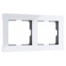 Рамка на 2 поста Werkel Acrylic (белый) W0022701