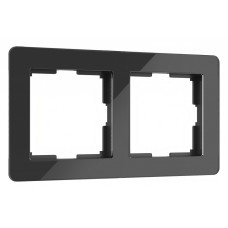 Рамка на 2 поста Werkel Acrylic (черный) W0022708