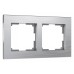 Рамка на 2 поста Werkel Aluminium (алюминий) W0021706