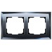 Рамка на 2 поста Werkel Diamant (черный) W0021208