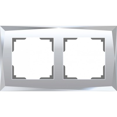 Рамка на 2 поста Werkel Diamant (зеркальный) W0021220