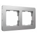 Рамка на 2 поста Werkel Platinum (алюминий) W0022606