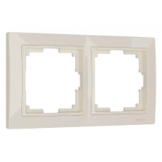 Рамка на 2 поста Werkel Snabb Basic (слоновая кость) W0022003