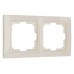 Рамка на 2 поста Werkel Snabb Basic (слоновая кость) W0022003