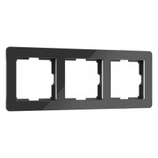 Рамка на 3 поста Werkel Acrylic (черный) W0032708