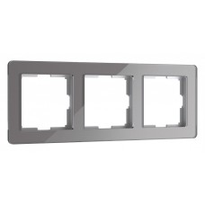 Рамка на 3 поста Werkel Acrylic (графит) W0032704