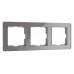 Рамка на 3 поста Werkel Acrylic (графит) W0032704