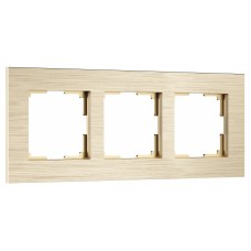 Рамка на 3 поста Werkel AluMax шампань W0033511