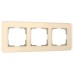 Рамка на 3 поста Werkel Elite (айвори, стекло) W0032443