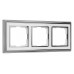 Рамка на 3 поста Werkel Palacio (хром/белый) W0031331