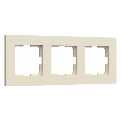 Рамка на 3 поста Werkel Slab (айвори софт) W0032962