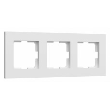 Рамка на 3 поста Werkel Slab (белый софт) W0032961