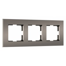 Рамка на 3 поста Werkel Slab (бронза софт) W0032963