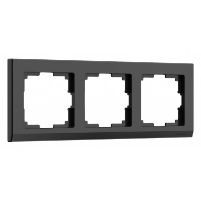 Рамка на 3 поста Werkel Stark (черный) W0031808