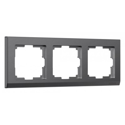Рамка на 3 поста Werkel Stark (графит матовый) W0031864