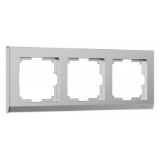 Рамка на 3 поста Werkel Stark (серебряный матовый) W0031865
