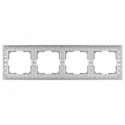 Рамка на 4 поста Werkel Antik (жемчужный) WL07-Frame-04