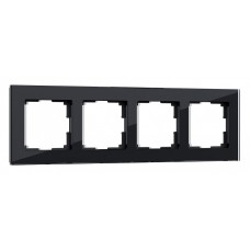 Рамка на 4 поста Werkel Favorit (черный) W0041108