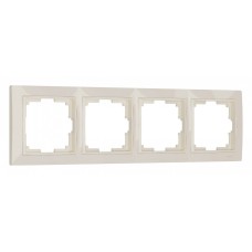 Рамка на 4 поста Werkel Snabb Basic (слоновая кость) W0042003