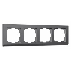 Рамка на 4 поста Werkel Stark (графит матовый) W0041864
