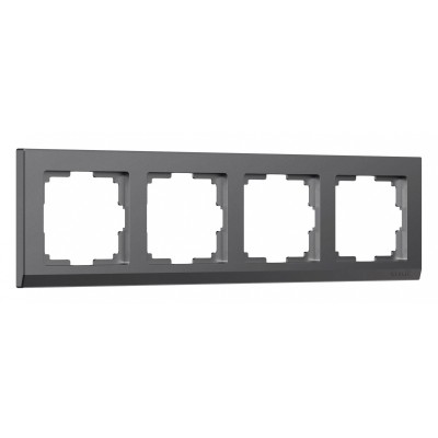 Рамка на 4 поста Werkel Stark (графит матовый) W0041864