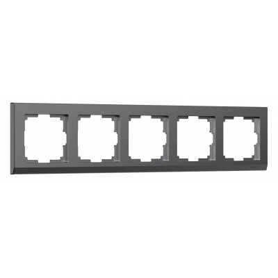 Рамка на 5 постов Werkel Stark (графит матовый) W0051864